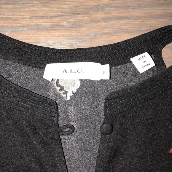 A.L.C. Silk sleeveless top, Sz 6 - Picture 2 of 4